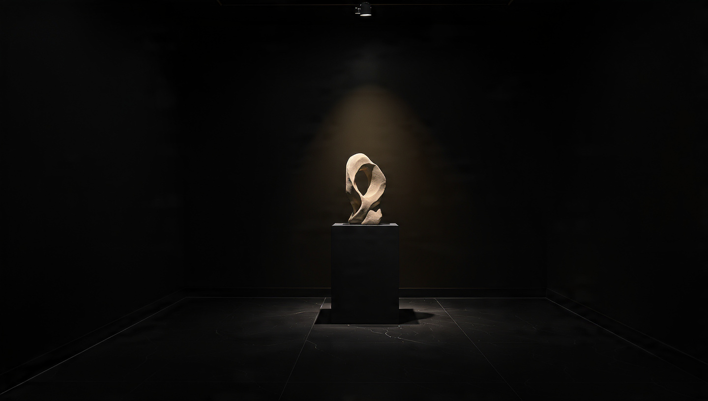 A single object, given the room it deserves.